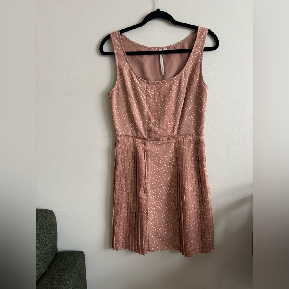 LC Lauren Conrad Pink Polka Dot Mini Dress